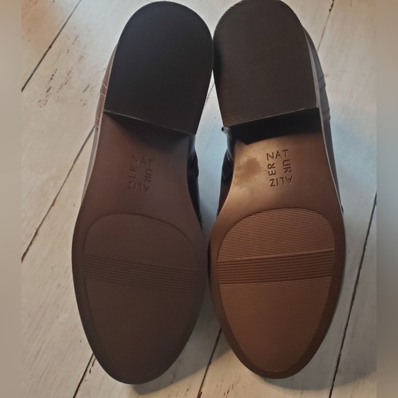 NATURALIZER Royal brown leather bootie sz 8 wide - Picture 11 of 15